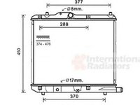 Radiator apa OPEL AGILA B H08 VAN WEZEL 37002590