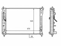 Radiator apa OPEL ANTARA NRF 58449