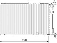 Radiator apa OPEL ASTRA F 56 57 MAGNETI MARELLI 350213277000