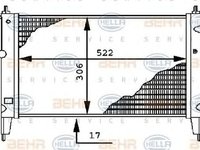 Radiator apa OPEL ASTRA G combi F35 HELLA 8MK376716071