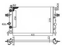 RADIATOR APA OPEL ASTRA G Estate (T98) 1.4 16V (F35) 1.4 LPG (F35) 1.6 (F35) 1.6 CNG (F35) 2.0 16V (F35) 2.2 16V (F35) 1.6 16V (F35) 1.7 TD (F35) 1.8 16V (F35) 101cp 116cp 136cp 147cp 68cp 84cp 90cp 97cp NRF NRF 50562A 1998 1999 2000 2001 2002 2003 2