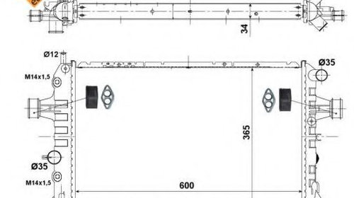 Radiator apa OPEL ASTRA G limuzina (F69_) (19