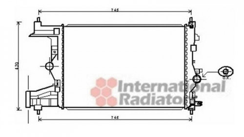 RADIATOR APA OPEL ASTRA GTC 10.2011-> Radiato