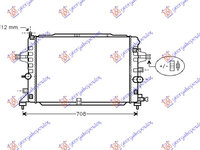 Radiator Apa - Opel Astra H 2004 , 1300286