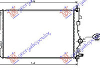 Radiator Apa - Opel Astra J 5 Usi/S.W. 2010 , 1300301