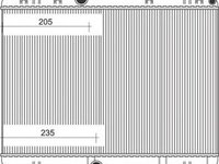 Radiator apa OPEL COMBO caroserie inchisa combi X12 MAGNETI MARELLI 350213889000