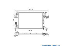 Radiator apa Opel CORSA C (F08, F68) 2000-2009 #2 121091