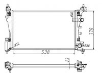 Radiator Apa Opel Corsa D 2006 2007 2008 2009 2010 2011 Hatchback 3-usi 55341A 11-544-686