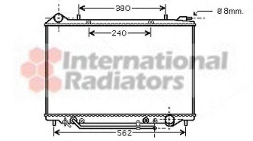 Radiator apa OPEL FRONTERA B 6B VAN WEZEL 370