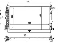 Radiator apa OPEL INSIGNIA NRF 53775