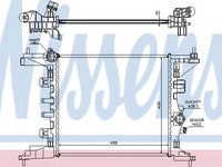 Radiator apa OPEL MERIVA B (2010 - 2016) NISSENS 630734