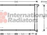 Radiator apa OPEL MOVANO autobasculanta H9 VAN WEZEL 43002257