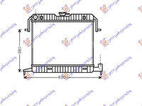 Radiator Apa - Opel Omega A 1988 , 1300010