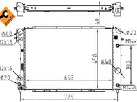 Radiator apa OPEL OMEGA B (25_, 26_, 27_) (1994 - 2003) NRF 53104