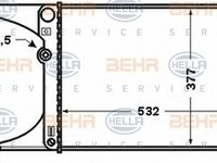 Radiator apa OPEL OMEGA B 25 26 27 HELLA 8MK 376 771-251