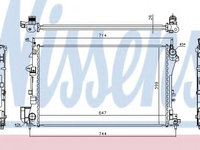 Radiator apa OPEL SIGNUM (2003 - 2016) NISSENS 63024A