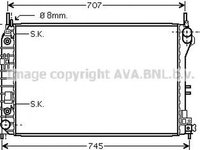 Radiator apa OPEL SIGNUM AVA OL2341