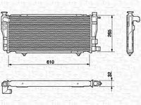 Radiator apa OPEL SIGNUM MAGNETI MARELLI 350213604000