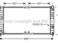 Radiator apa OPEL SINTRA AVA OL2284