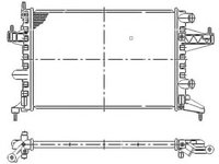 Radiator apa OPEL TIGRA TwinTop NRF 509596