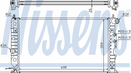 Radiator apa OPEL VECTRA B 1.8 16V pentru mod