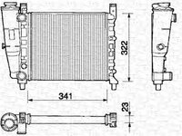 Radiator apa OPEL VECTRA C MAGNETI MARELLI 350213127000