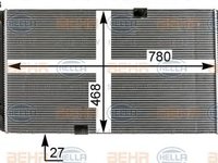 Radiator apa OPEL VIVARO caroserie F7 HELLA 8MK 376 700-361