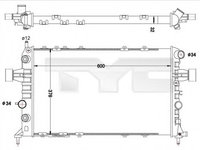 Radiator apa OPEL ZAFIRA A (F75_) (1999 - 2005) TYC 725-0040-R