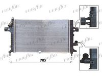 Radiator apa OPEL ZAFIRA B A05 FRIGAIR 01073088