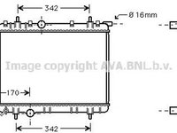 Radiator apa PEUGEOT 206 CC 2D AVA PE2245