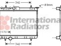 Radiator apa PEUGEOT 206 CC 2D VAN WEZEL 40002210