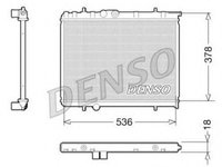 Radiator apa PEUGEOT 206 hatchback (2A/C) (1998 - 2016) QWP WRA106