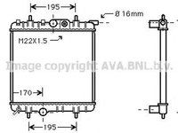 Radiator apa PEUGEOT 206 hatchback 2A C AVA PE2243