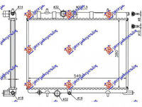 Radiator Apa - Peugeot 206+ (Plus) 2009 , 133324