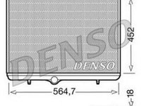 Radiator apa PEUGEOT 207 WA WC DENSO DRM21055