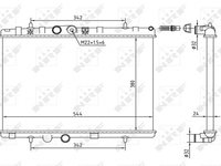 Radiator Apa Peugeot 406 58226A 11-544-925