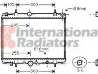 Radiator apa PEUGEOT 406 8B VAN WEZEL 40002200