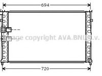 Radiator apa PEUGEOT 406 Estate (8E/F) (1996 - 2004) AVA QUALITY COOLING PEA2177