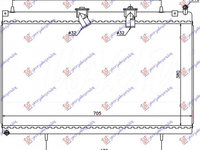 RADIATOR APA PEUGEOT 407 2004-> Radiator apa 2.2 Hdi diesel manuala 380x705x33 PIESA NOUA ANI 2004 2005 2006 2007 2008 2009 2010