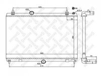 RADIATOR APA PEUGEOT 407 2004-> Radiator apa pentru 2 0 HDi 38x56,7x28 2008 -> PIESA NOUA ANI 2004 2005 2006 2007 2008 2009 2010