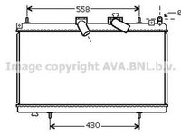 Radiator apa PEUGEOT 407 6D AVA PE2296