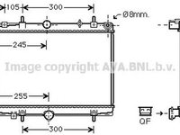 Radiator apa PEUGEOT 607 9D 9U AVA PE2198