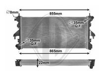 RADIATOR APA PEUGEOT BOXER 2006->2014 Radiator apa 2 2 - 3,0 JTD - HDI 78x37,5 PIESA NOUA ANI 2006 2007 2008 2009 2010 2011 2012 2013 2014