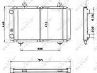 Radiator apa Peugeot J5 platou / sasiu (290L) 1990-1994 #2 02043028