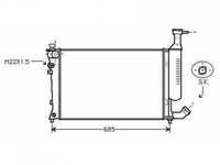 RADIATOR APA PEUGEOT PARTNER 1996->2008 Radiator apa pentru 1 4 - 1 6 - 1 8 cu/fara aer conditionat 61x37,7x23 PIESA NOUA ANI 1996 1997 1998 1999 2000 2001 2002 2003 2004 2005 2006 2007 2008