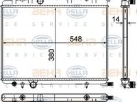 Radiator apa PEUGEOT PARTNER caroserie 5 HELLA 8MK376718051