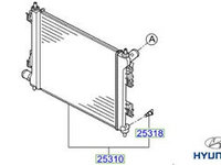 Radiator apa ptr cutie automata HYUNDAI i10 16-