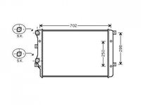 Radiator apa racire motor AUDI A3 8P1 2003->2012 pentru 1.9 TDI-77 KW