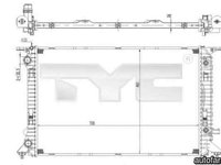 Radiator apa racire motor AUDI A4 (8K2, B8) TYC 702-0037