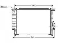 Radiator apa racire motor BMW 3 E36 1990->1998 pentru 325 td-85 KW